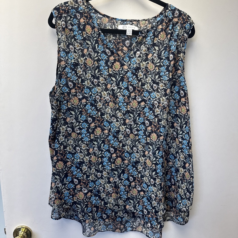 Cristina B Flowy Tank Top‎ Size XL